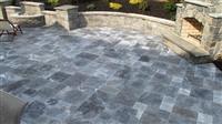 Silver Blue Marble Pavers