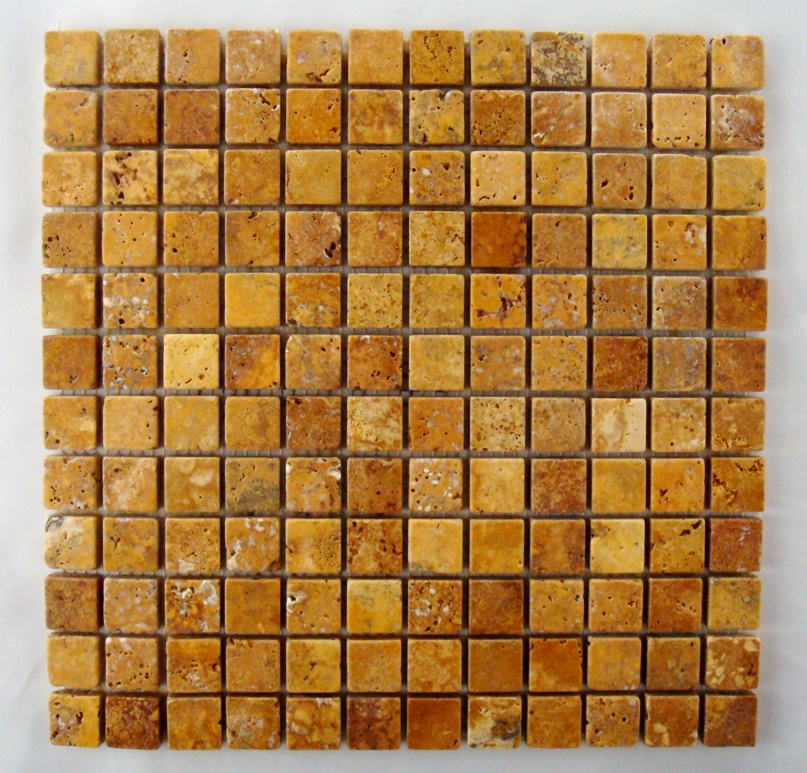 Size: 1 x 1,
Color: Exotic Gold,
Finish: Tumbled